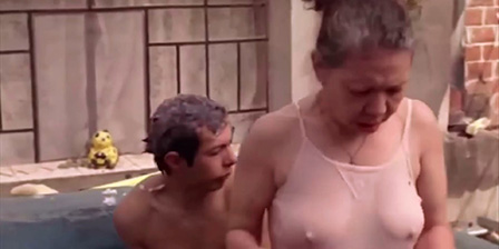Mother Son Bath scene 1