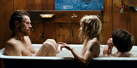 Father Daughter bath together 2