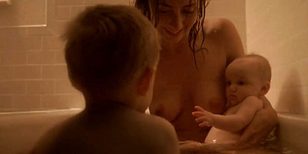 Mother Son bath together 2
