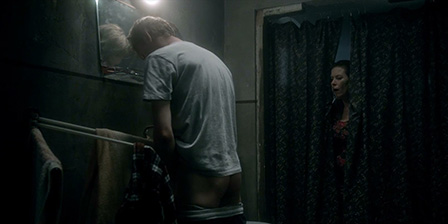Caught son masturbating in the bathroom